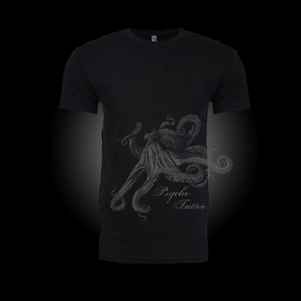 Octopus T-Shirt Black – Men’s